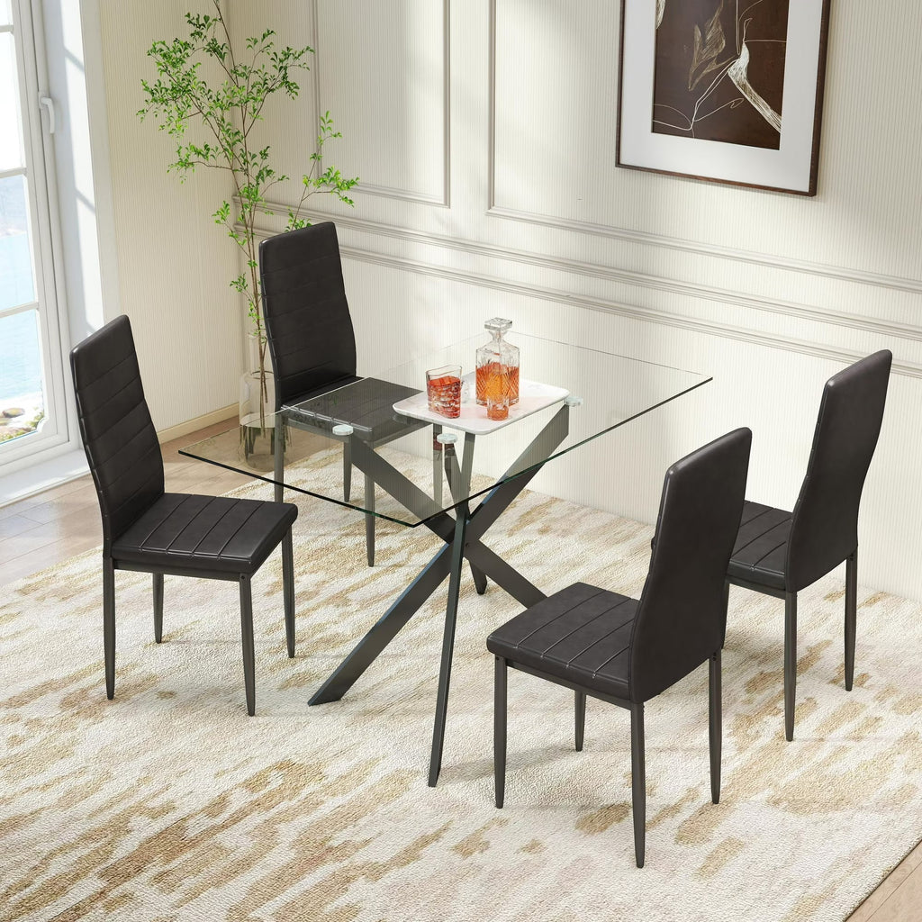 Style Meets Function: The Holaki Modern Glass Dining Table for Everyday Living