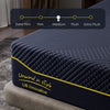 Mattress, Holaki Gel Memory Foam with Bamboo Charcoal Silicone Mattress in a Box, Medium Firm, CertiPUR-US