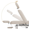 Holaki 75" Electric Massage Table with Adjustable Backrest and Storage Shelf, Height Adjustable Heavy Duty PU Leather Spa Treatment Bed