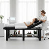 Professional Folding Massage Table with Adjustable Backrest - 30.5" Wide Spa & Physical Therapy Bed, Heavy Duty Metal Frame, PU Leather Top for Facial, Treatment, Relaxation