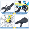 Holaki 24-Inch Kids Mountain Bike for Boys & Girls Ages 9–12, Durable Steel Frame Kid Bicycle with Suspension Fork, Double Disc Brakes, Adjustable Saddle & Handlebar