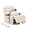 Holaki Power Recliner Nursery Chair, 270° Swivel Glider Rocking Chair with Adjustable 3D Armrests, Lumbar Pillow, 400 lbs