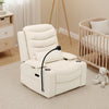 Holaki Power Recliner Nursery Chair, 270° Swivel Glider Rocking Chair with Adjustable 3D Armrests, Lumbar Pillow, 400 lbs