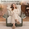 Holaki Electric Recliner Chair with Flip-Up Armrests, Power Recliner Chair with Lumbar Support and Side Pockets, Modern Recliner Sofa for Living Room Small Space Bedroom & Home Theater