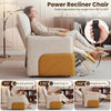Holaki Electric Recliner Chair with Flip-Up Armrests, Power Recliner Chair with Lumbar Support and Side Pockets, Modern Recliner Sofa for Living Room Small Space Bedroom & Home Theater