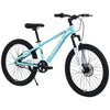 Holaki 24-Inch Kids Mountain Bike for Boys & Girls Ages 9–12, Durable Steel Frame Kid Bicycle with Suspension Fork, Double Disc Brakes, Adjustable Saddle & Handlebar