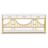 Golden Gate–Inspired Entryway Console Table with Smart Storage