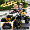 Holaki 12V Ride on Car Toys UTV, Kids Cars Wheel Electric Power with Remote Control, USB, Bluetooth, Music, 4 Wheels Suspension, LED Light, 2 Seater Electric Vehicles for Boy Girl Age 3-6