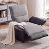 Holaki Electric Recliner Chair with Flip-Up Armrests, Power Recliner Chair with Lumbar Support and Side Pockets, Modern Recliner Sofa for Living Room Small Space Bedroom & Home Theater