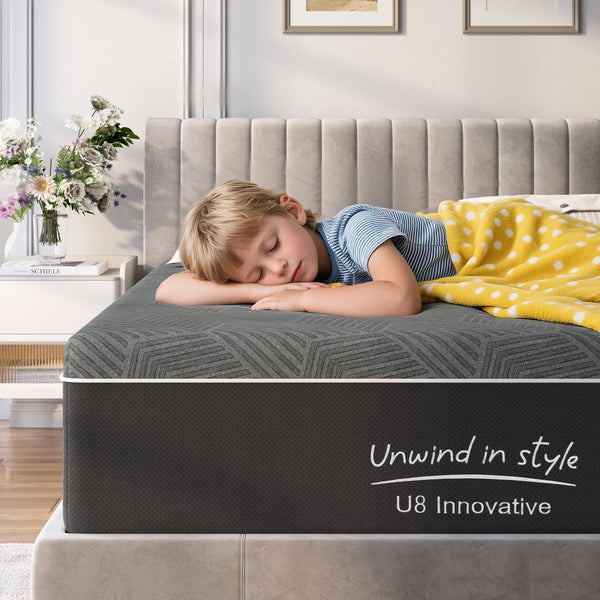 Queen Mattress, Holaki 10" Memory Foam Mattress Queen Size Bed in a Box, Green Tea Bamboo Charcoal Gel Foam with Removable Cover for Pressure Relief, Medium Firm, CertiPUR-US Certified