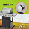 Holaki 3 Burners BBQ Propane Gas Grill, Stainless Steel 37,000 BTU with Side Burner & Thermometer, Output Grill for Outdoor BBQ and Camping, Patio Backyard Barbecue