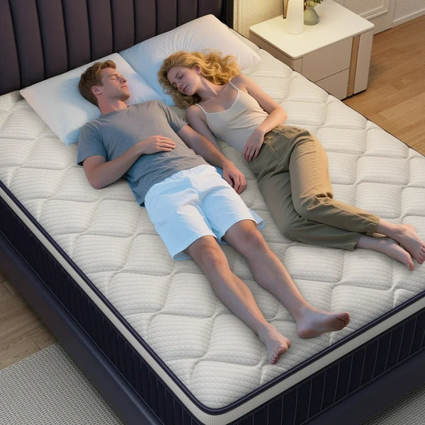Full Mattress, Holaki 10" New Memory Foam Hybrid Full Mattress in a Box, Cool Individual Pocket Spring for Sleep Supportive & Pressure Relief, Full Size Medium Firm Mattress, CertiPUR-US