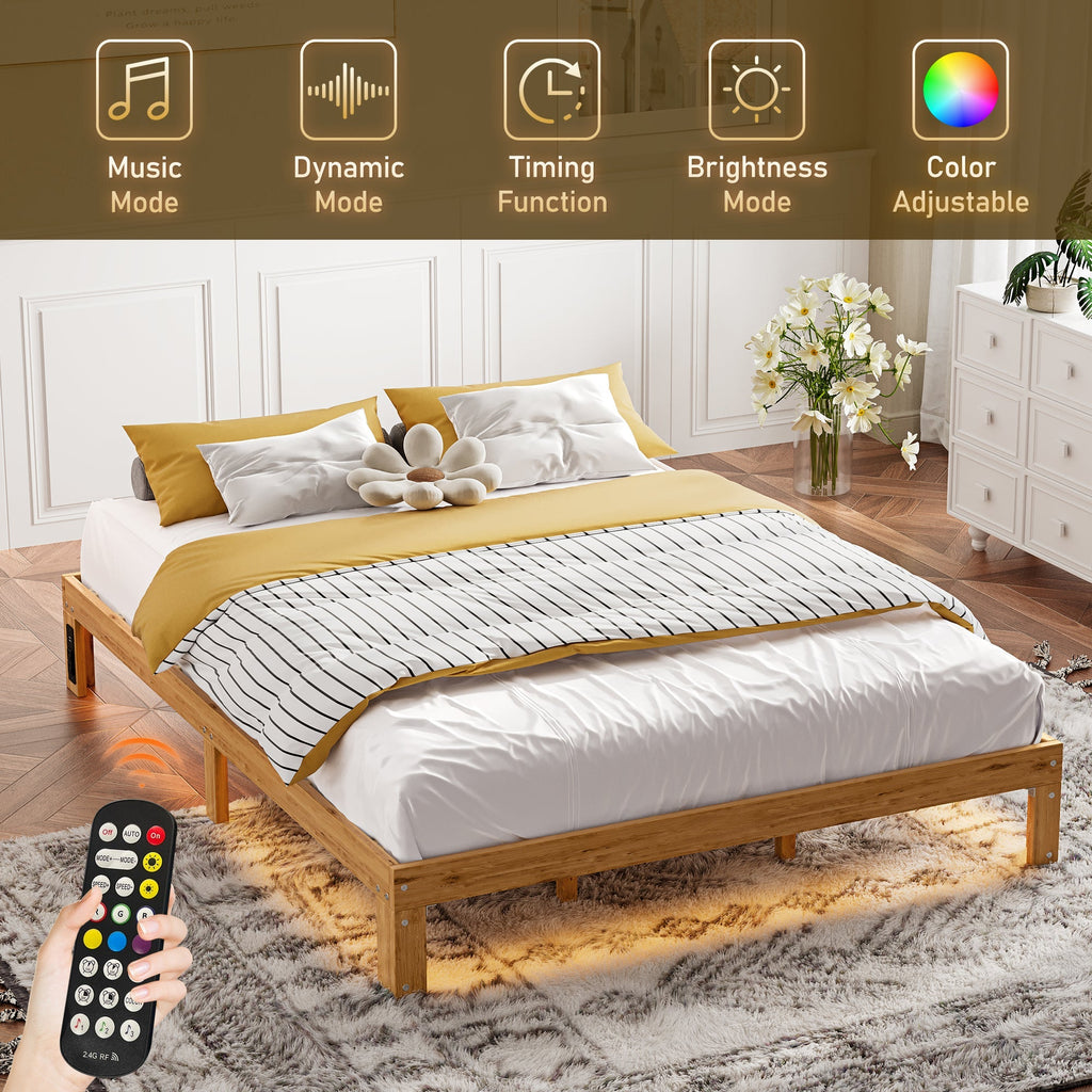 Tired of Wobbly Bed Frames? This 5-in-1 Modern Platform Bed Might Be Your Forever Solution.