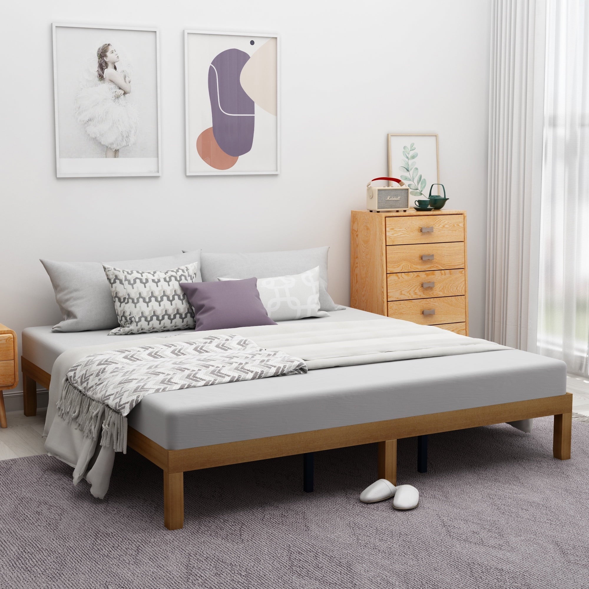 The Noiseless Night's Sleep: Why This Solid Wood Bed Frame is a Game Changer