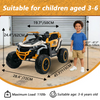 Holaki 12V Ride on Car Toys UTV, Kids Cars Wheel Electric Power with Remote Control, USB, Bluetooth, Music, 4 Wheels Suspension, LED Light, 2 Seater Electric Vehicles for Boy Girl Age 3-6