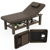 Professional Folding Massage Table with Adjustable Backrest - 30.5" Wide Spa & Physical Therapy Bed, Heavy Duty Metal Frame, PU Leather Top for Facial, Treatment, Relaxation