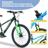 Holaki 24-Inch Kids Mountain Bike for Boys & Girls Ages 9–12, Durable Steel Frame Kid Bicycle with Suspension Fork, Double Disc Brakes, Adjustable Saddle & Handlebar