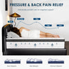 Queen Mattress, Holaki 10 Inch Queen Size Hybrid Memory Foam Mattress in a Box, Individually Wrapped Pocket Springs Mattress, Medium Firm Mattress for Pressure Relief, Strong Edge Support