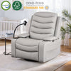 Holaki Power Recliner Chair, 270° Swivel Recliner with Heat & Lumbar Support, Modern Chenille Rocker Recliner Nursery Chair with Smart Cup Holder & Adjustable Armrests for Nursing