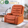 Holaki Power Recliner Chair, 270° Swivel Recliner with Heat & Lumbar Support, Modern Chenille Rocker Recliner Nursery Chair with Smart Cup Holder & Adjustable Armrests for Nursing