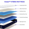 Twin Mattress for kids, Holaki 6" Memory Foam and Spring Hybrid Mattress in a Box, Cool Individual Pocket Spring Mattress with Medium Soft, Breathable Fabric & Adaptive Support, CertiPUR-US