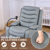 Holaki Power Recliner Chair, 270° Swivel Recliner with Heat & Lumbar Support, Modern Chenille Rocker Recliner Nursery Chair with Smart Cup Holder & Adjustable Armrests for Nursing