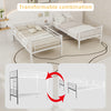 Holaki Twin Over Twin Metal Bunk Bed, with Ladder & Guardrails Metal Bunk Bed Frame, Noise Free & Easy Assembly Strudy Metal Bunk Bed with Support Leg