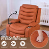 Holaki Power Recliner Chair, 270° Swivel Recliner with Heat & Lumbar Support, Modern Chenille Rocker Recliner Nursery Chair with Smart Cup Holder & Adjustable Armrests for Nursing