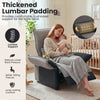 Holaki Electric Recliner Chair with Flip-Up Armrests, Power Recliner Chair with Lumbar Support and Side Pockets, Modern Recliner Sofa for Living Room Small Space Bedroom & Home Theater