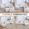 Holaki 138" Oversized Modular Sectional Sofa with 2 Built-in Side Tables, 3 Seat Large Wide Comfy Cloud Couches for Living Room, Sectional Sleeper Sofa with 2 Ottoman & Storage Space