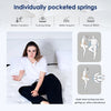 Holaki Full Size Mattress, 12 Inch Full Hybrid Memory Foam Mattress in a Box with Pocket Springs for Cool Night & Pressure Relief, Medium Firm, CertiPUR-US, OEKO-TEX