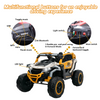 Holaki 12V Ride on Car Toys UTV, Kids Cars Wheel Electric Power with Remote Control, USB, Bluetooth, Music, 4 Wheels Suspension, LED Light, 2 Seater Electric Vehicles for Boy Girl Age 3-6