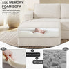 Holaki 5 in 1 Modular Sectional Sofa with Movable Ottoman, L-Shaped Convertible Boneless Couch for Living Room, Corduroy Deep Seat Sofa