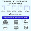 Full Mattress, Holaki 10" New Memory Foam Hybrid Full Mattress in a Box, Cool Individual Pocket Spring for Sleep Supportive & Pressure Relief, Full Size Medium Firm Mattress, CertiPUR-US