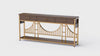 Golden Gate–Inspired Entryway Console Table with Smart Storage